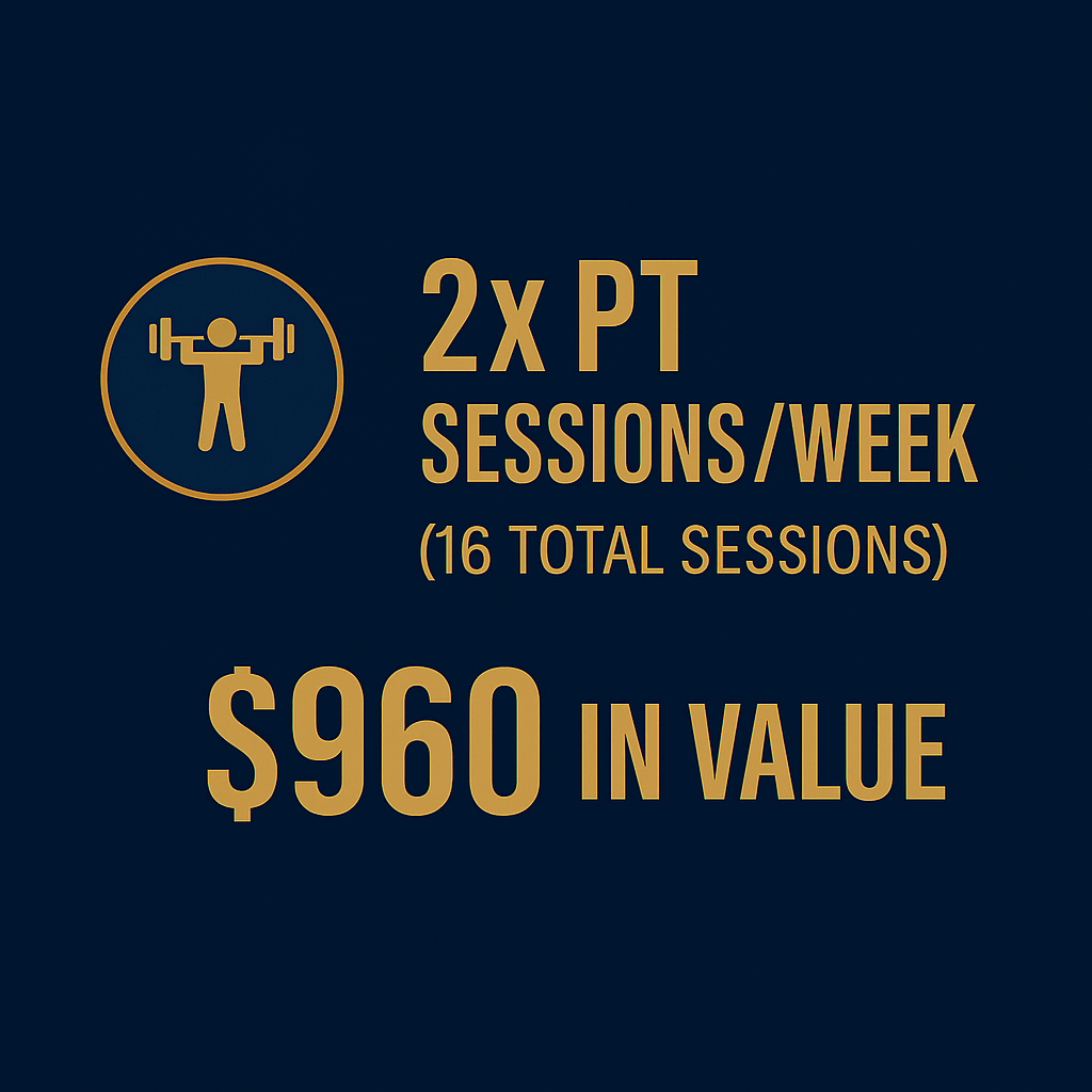 2x PT Sessions per week